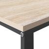 Computer Desk in Black and Oak Look 110 x 60 x 73 cm Engineered Wood