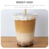 500pcs/set 11/12/13/14/15cm Round Cold Drink Coffee Cup Leak Proof Film Paper Bottle Lid Sealer Disposable Waterproof Paper 