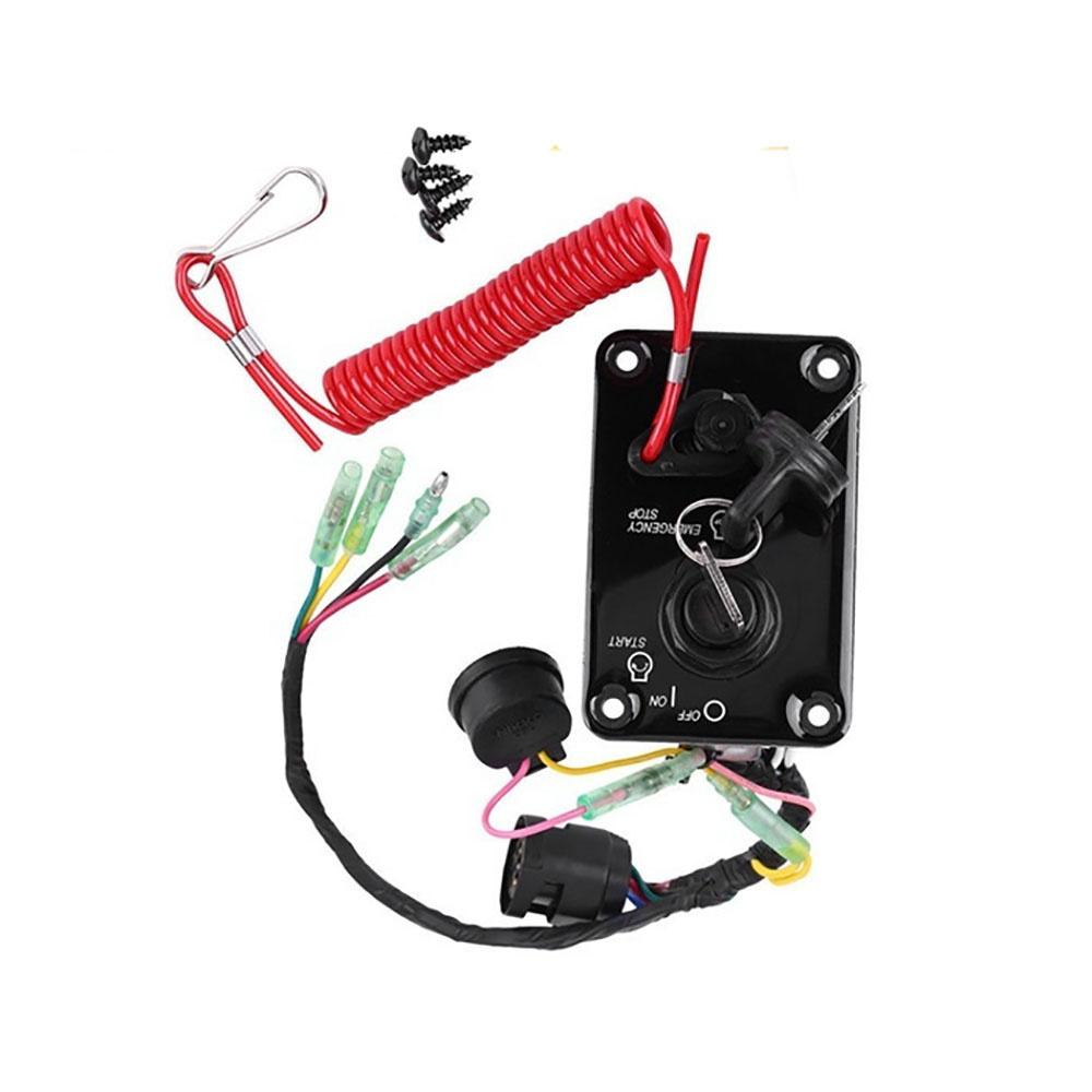 Outboard Single Electric Key Switch Panel Set for Yamaha Outboard 704-82570-12-00