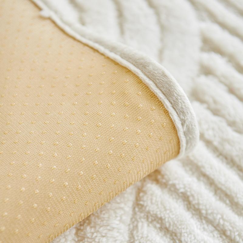Plush Sofa Cushion Autumn And Winter  New Non-Slip Winter Seat Cushion High-End Leather Sofa Cover Towel Winter