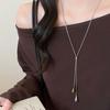 Punkte Steine Stern Mond Anhänger Halsketten für Damen Mode Lässig Wassertropfen Ausziehbar Lange Halsketten Täglicher Schmuck Geschenke