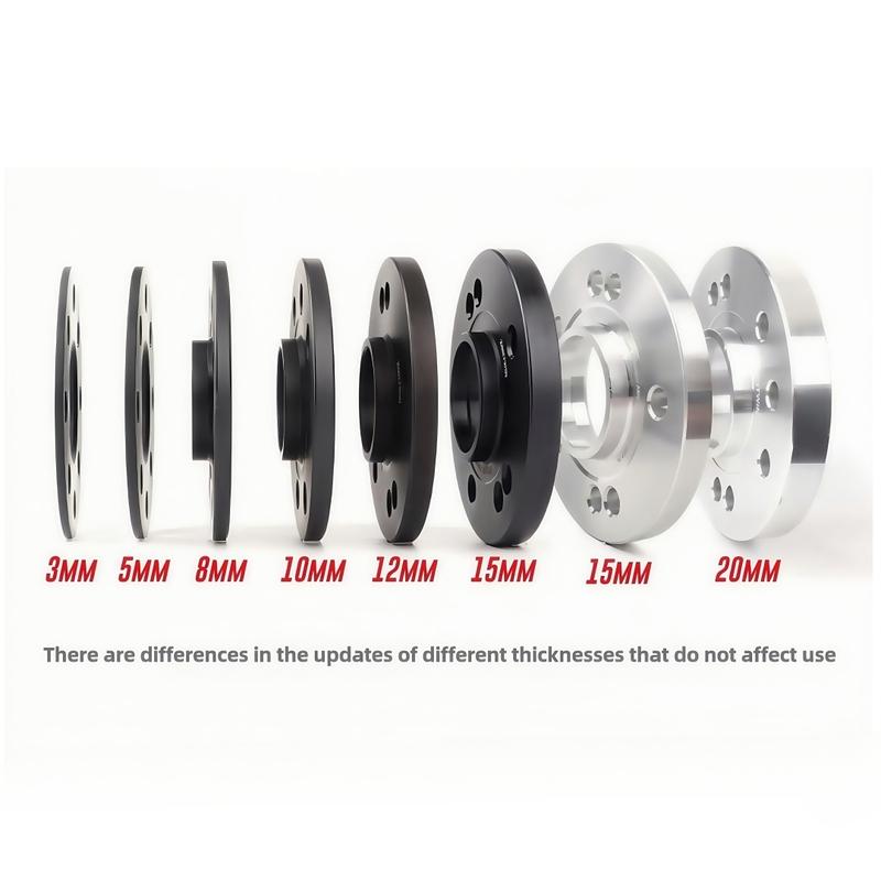 2pcs 15mm Wheel Spacers Adapters PCD 3x112 Center Bore 57.1mm Fit Smart Fortwo Forfour