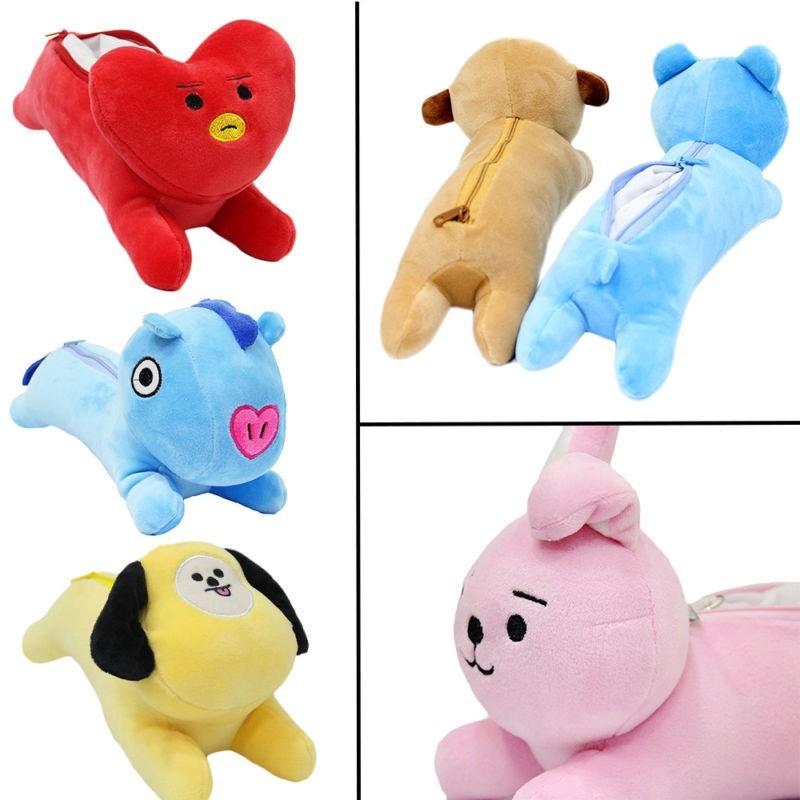 Bt21 Tas Stoffpuppe Beutel Spielzeug Mit Beliebten Bangtan Boys Bts Plüsch Federmäppchen Für Kpop Fans