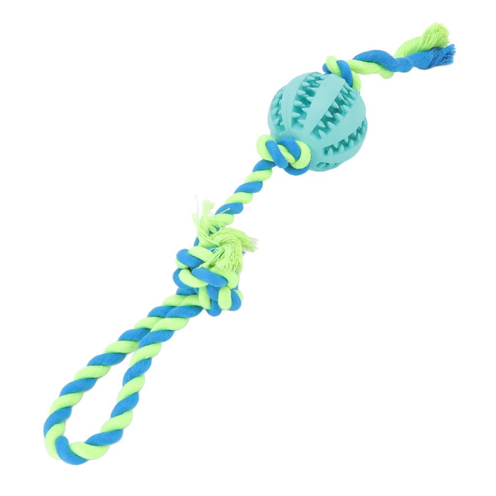 Dog Puzzle Teething Toy Bite Resistant Dog Training Treats Teething Rope Toy for Chewing Playing