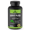 GREENDORSE Organic Ginkgo Biloba Pure Extract 120 Mg | Standardized To 24% Flavone Glycosides & 6% Terpene Lactones | Cognitive Support, Circulat