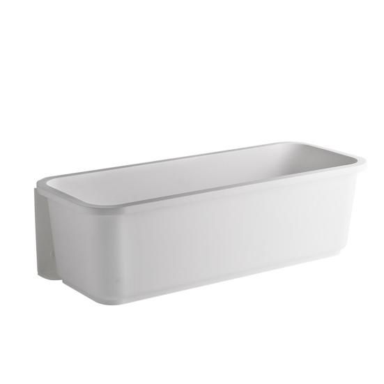 

Большой вместительный удобный современный гладкий выдвижной выдвижной базовый шкаф-органайзер для хранения вещей серый