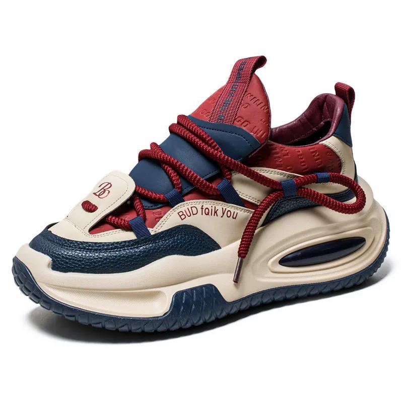 

Fashion New Exquisite Men s Sneakers Fashion Trend Versatile Casual Shoes Thick soled Height Increasing Breathable Sports Running Shoes 39