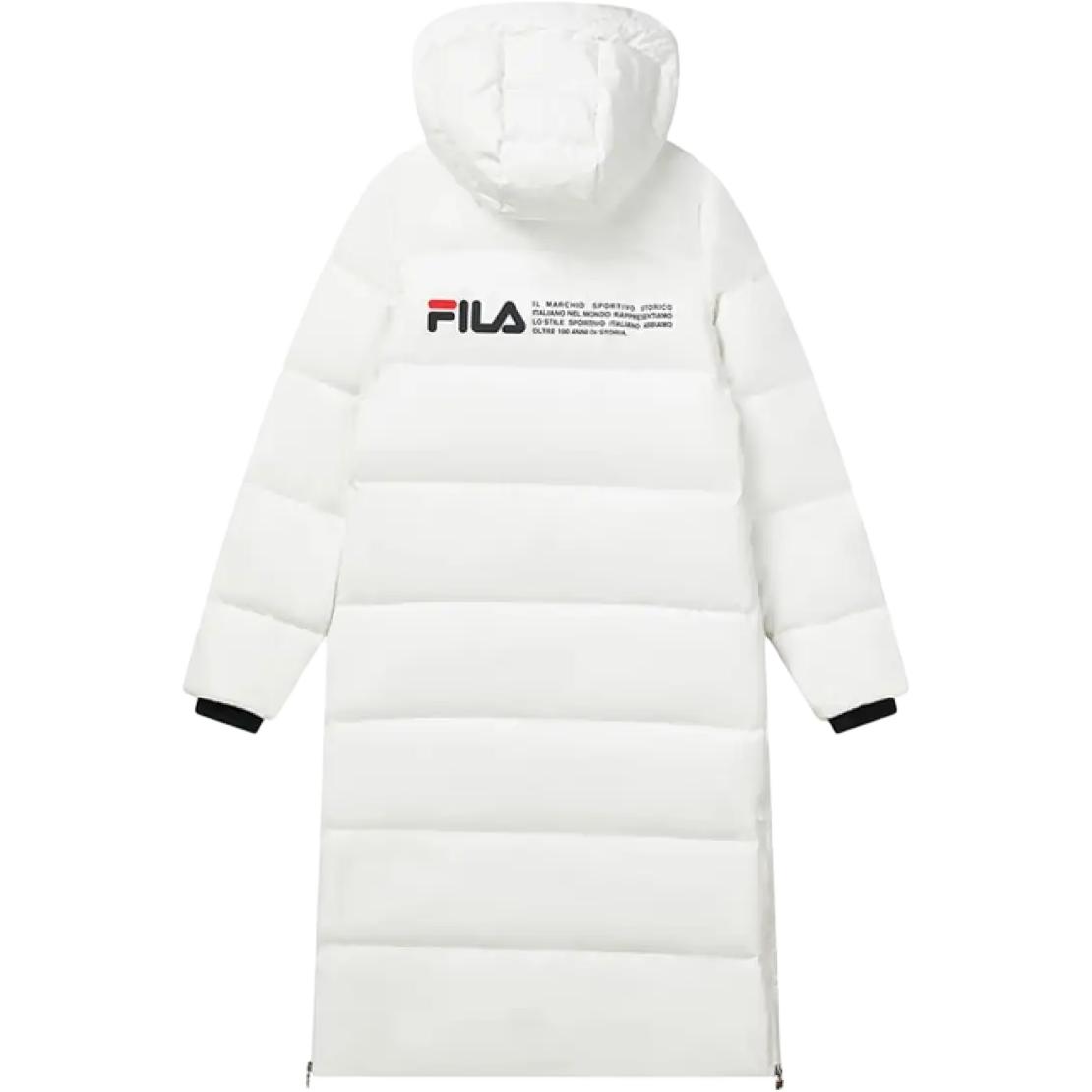 

New FILA Down Jacket Women s Standard White F51W449956A-WT 170/88A/L