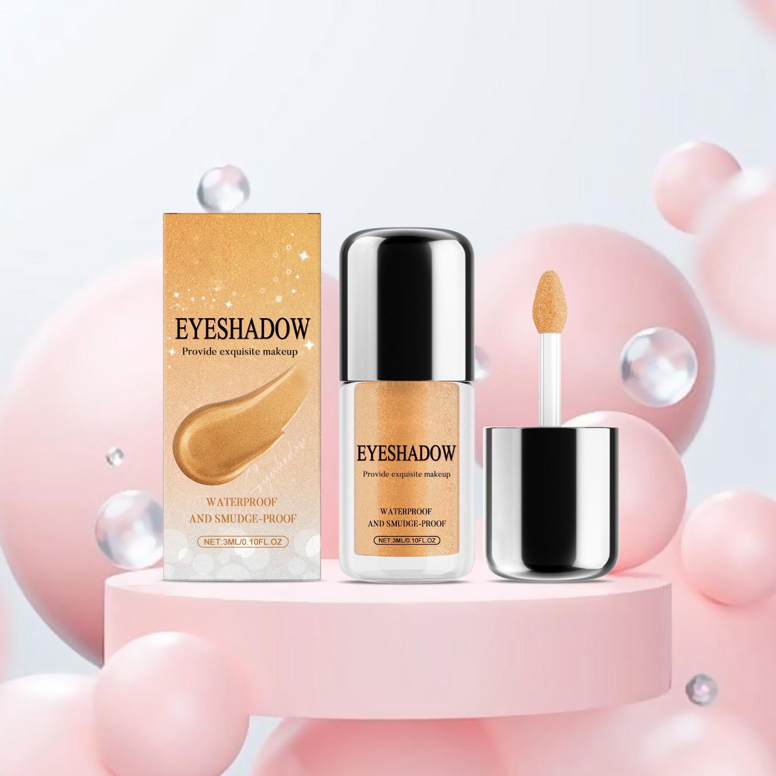 

Liquid Eyeshadow Nude Powder Eyeshadow Fine Texture, No Powder Flying, Long-lasting Eye Makeup Multi-Use Eyeshadow,3ml One Size