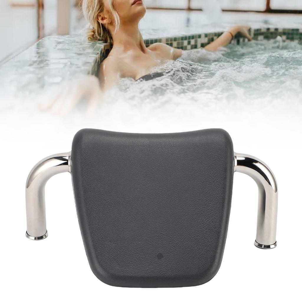 Wodoodporna poduszka kąpielowa z poliuretanu PU, poduszka pod kark do wanny ze wspornikiem ze stali nierdzewnej
