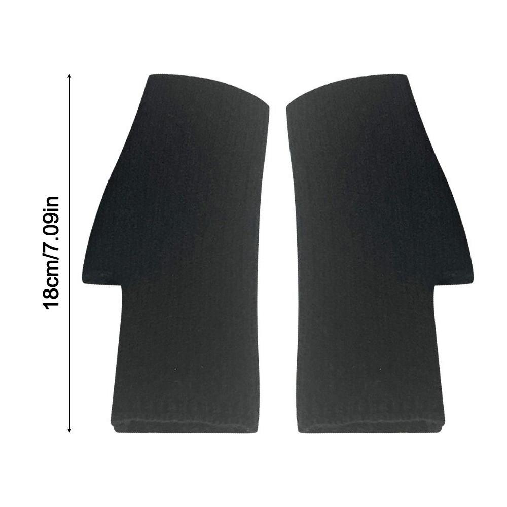 Exposed Finger Half Mittens Wool Blend Knitted Gloves Protable Fingerless Gloves Autumn Winter