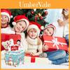 Weihnachts-Schneemann-Geschenkbox mit niedlichem blauem Design für Feiertags-Partydeko und zum Verschenken