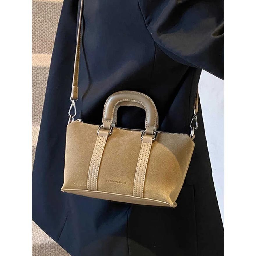 Frosted Retro Tote Small Bag Women Autumn Winter New Pillow Bags High-end Textured Lady Commuter Crossbody Bags