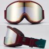 Axe Ski Snowboard Accessories Goggles UV Protection Mirror Matte Bordeaux AX800XS (BO)