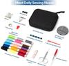 Portable 86-piece sewing kit with magnifying glass – perfect for beginners and DIY home projects