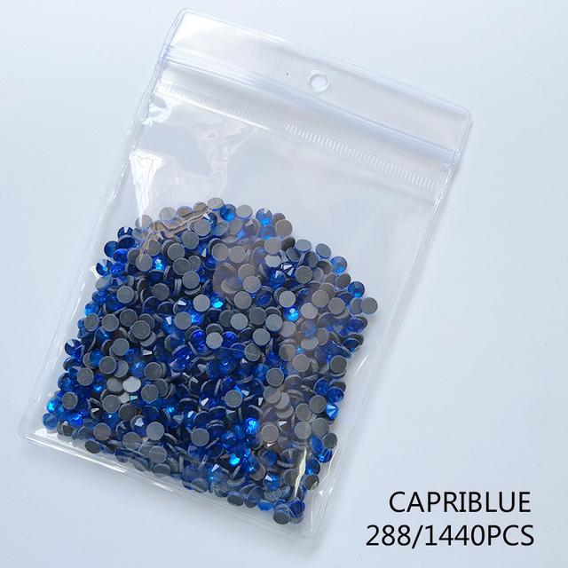 

Высококачественные стеклянные прозрачные стразы для исправления SS4-SS30, фиксирующие стразы для украшения одежды, стразы для свадебного платья «сделай сам» SS4 1440pcs