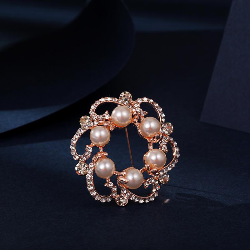 

Жемчужная металлическая брошь премиум-класса, безделушки Иу, костюм, высококачественный корсаж, изысканная универсальная булавка