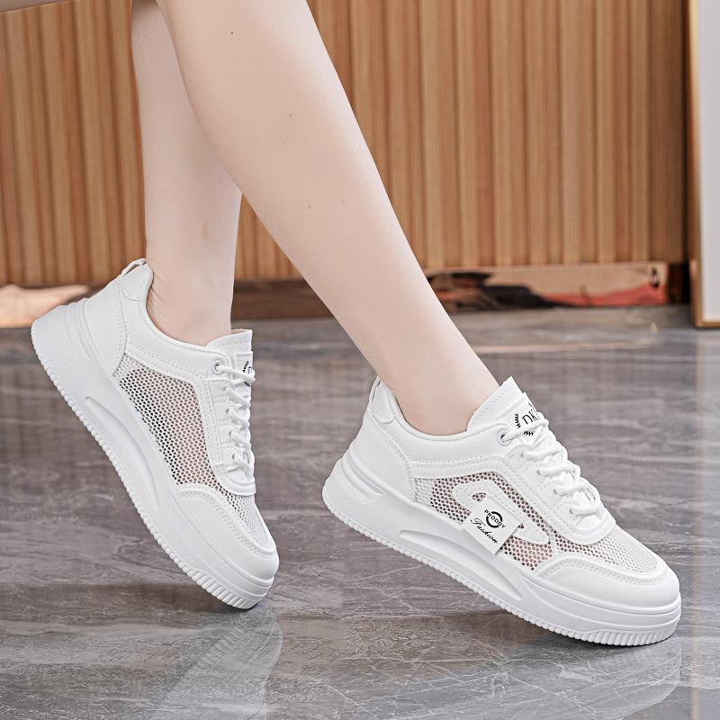 Summer new mesh heightening breathable casual shoes ins student tide street XYP