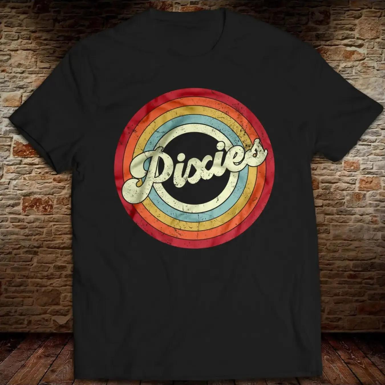 Men s Pixies Print T-shirt Francis Demos Surfer Rosa Doolittle Bossanova Indie Cindy Album Cover T-shirt Music Lover Clothing 4XL
