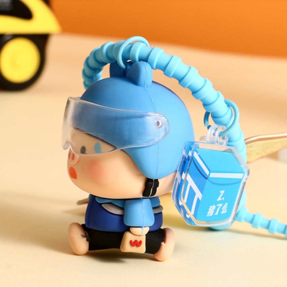 Backpack Charms Cartoon Piggy PVC Pendant Cartoon Piggy Doll Keyring Children Gift