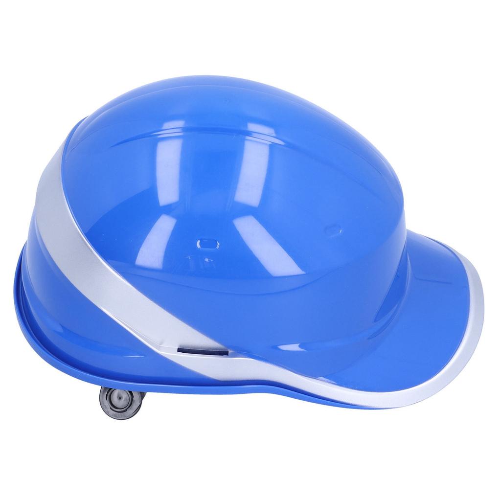 Blue Safety Hard Hat Anti Smashing Adjustable Helmet with Reflective Stripe for Construction Sites
