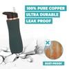 Copper Water Bottle with Sipper (700ml) | 100% Pure Copper Bottle |Boosts Immunity & Improves Health| With Anti Oxidant Properties | Teal