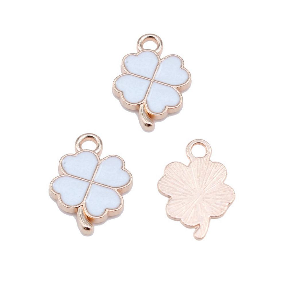 Enamel Charms Multi Color Flower Pendants For Floral Themed Jewelry