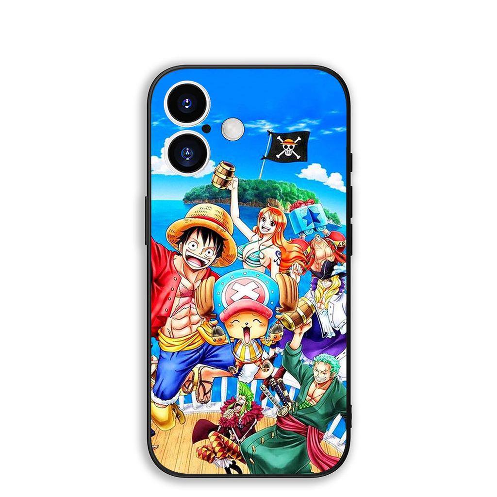Cover for Apple iPhone 17 16 Plus 13 12 Pro Max Mini X XR Xs ProMax 16E 15+ 17+ Air Phone Case Boa Hancock Zoro One Pieces Luffy