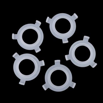 Weiße Lampenabdeckungen Zubehör 5 Stück Schirm für E27 zu E14 Lampenschirme Sockel Reduzierring Adapter Unterlegscheibe