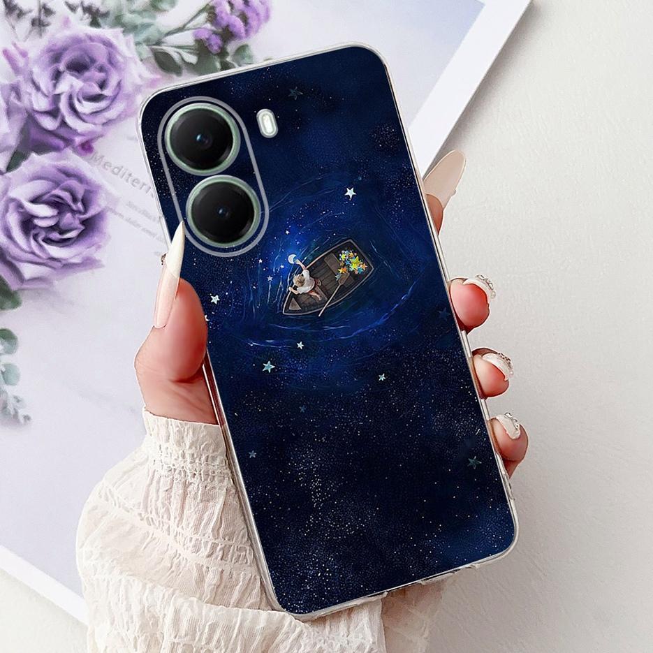 Für Xiaomi Poco X7 Pro 5G Hülle Luxus Mode Bemalte Abdeckung Weiche Silikon Handyhülle Für Xiaomi Poco X7 PocoX7 Pro Fundas Stoßfänger