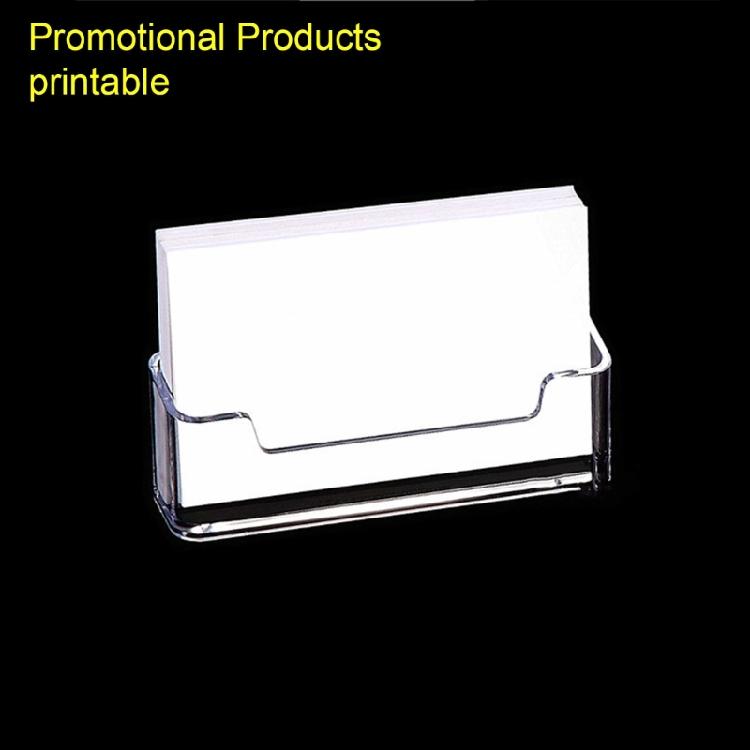 2Pcs Desktop Business Card Casr Display Stand Acrylics Card Stand Desk Business Card Organizers Name Card Storage Casre