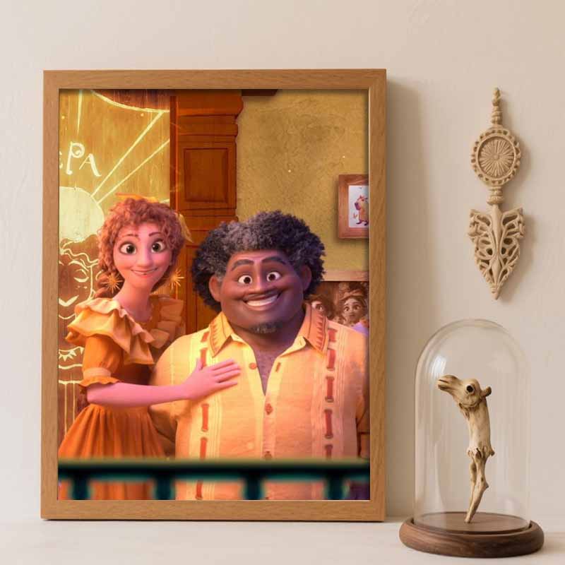 Disney Diamond Painting Kit Encanto Mirabel 5D DIY, suitable for beginners and craft lovers, interior space decoration Round 20x30cm