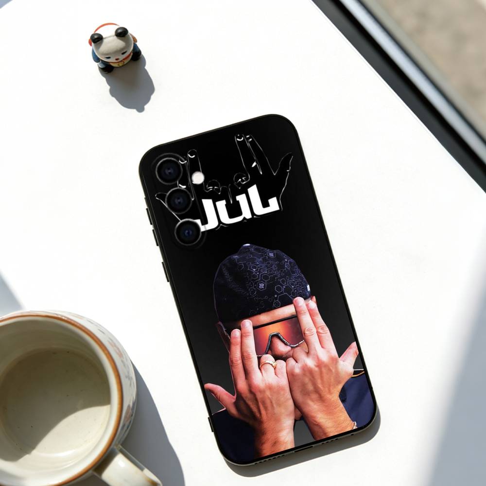 Rapper JuL Phone Case For Samsung Galaxy A73,A72,A71,A70,A53,A52,A51,Others Soft Black Cover
