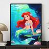Disney themed diamond painting kit Ariel's magical mermaid handmade diy home decoration for beginners and craft lovers
