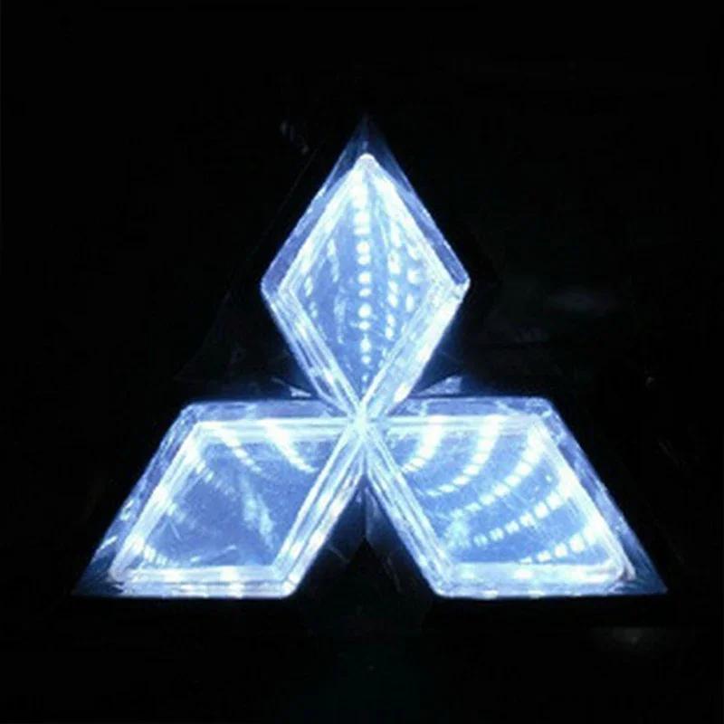Auto Front 3D LED Licht Emblem Abzeichen für Mitsubishi Outlander Eclipse Lancer 9 10 ASX L200 Colt Pajero Auto Außen Zubehör