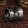 Retro Cross Couple Rings Stainless Steel Punk Wedding Gift Finger Ring for Men Women