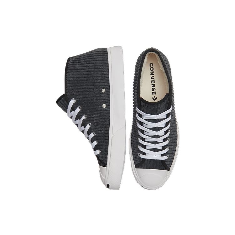 Converse Jack Purcell Mid Unisex Black Corduroy 169794C