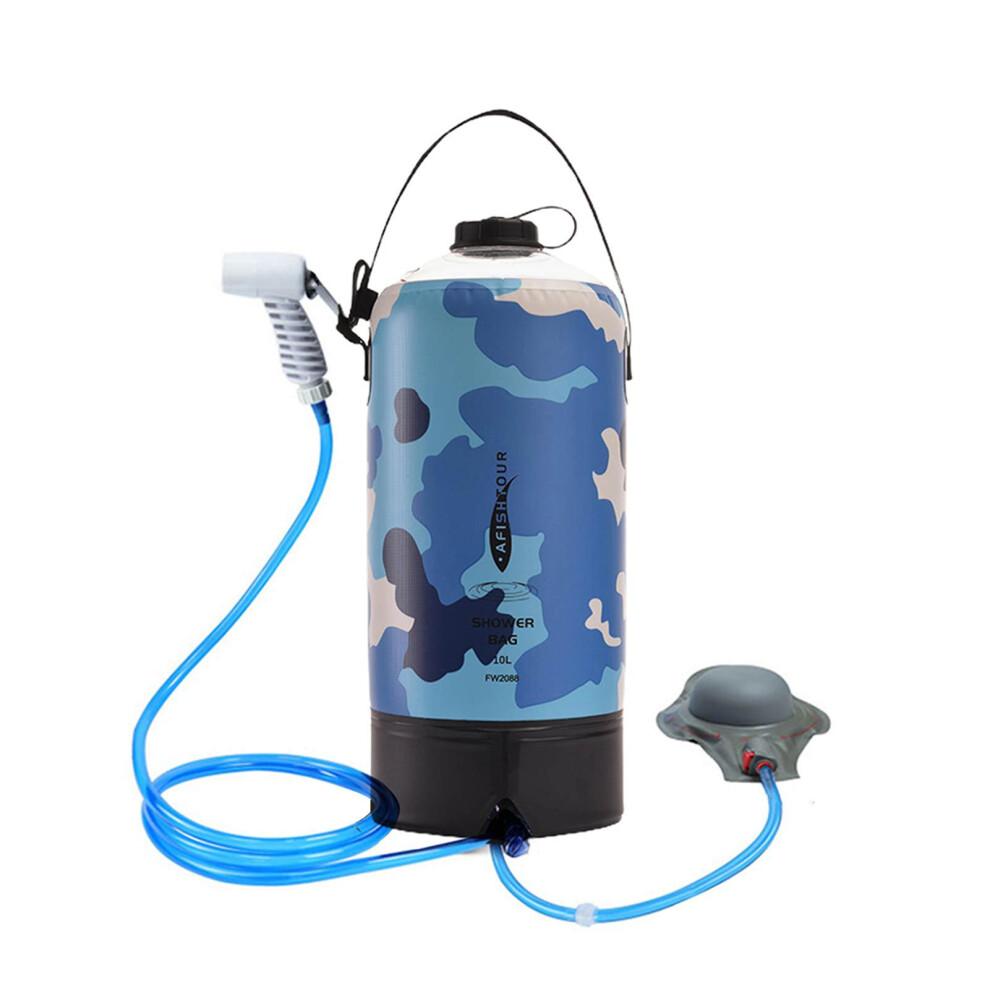 Compact and Lightweight Camping Shower Bag User-Friendly On Off Switch Solar Powered Heat Absorbing Design with Durable Build