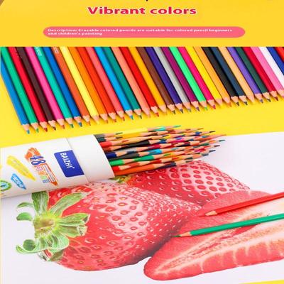 Water-Soluble Colored Lead, Erasable Colored Pencil, Art Student Professional Oil Pencil, Brush Set, Painting Stationery