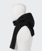 Musinsa Standard Lambswool Knit Scarf Balaclava [Black]