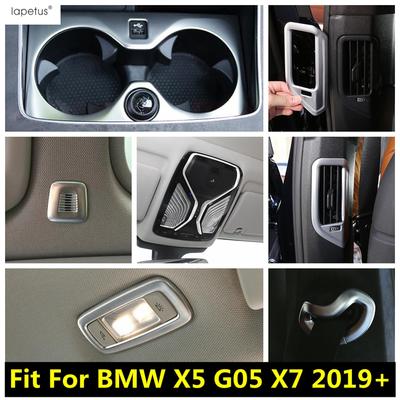 Pillar B Air Vent / Water Cup Holder / Read Light / Safety Seat Belt Buckle Cover Trim Accessories For BMW X5 G05 X7 - 2024