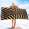 1pc Bow shaped beach towel, ultra-fine fiber quick drying absorbent large beach towel, beach vacation swimming
