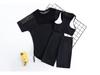 Plus Size Women's Sporty Quick-Dry Two-Piece Swimsuit with Slimming Tummy Concealing Capri Pants.