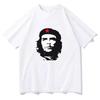 Impression Portrait Che Guevara Unisexe Vintage Décontracté Coton Pur Manches Courtes Style Rue T-shirt Hommes et Femmes