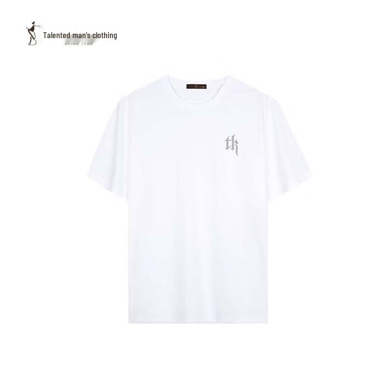 TRIES Men s Versatile Round Neck Short Sleeve T-Shirt 175/92A