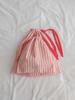 Agnes Project Pajama String Pouch Strawberry Red (2 Sizes)