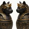 Pet Urn Resin Ancient Egyptian Cat Keepsake Cat Ashes Urn For Dog Owners Pet Parents Animal Lovers Grieving Families