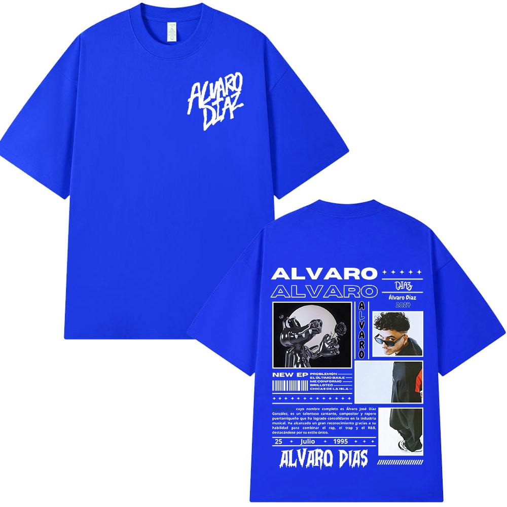 Alvaro Diaz Sayonara Album Graphic T Shirts Unisexs Clothing Hip Hop Fashion Oversized Short Sleeve Tshirt Casual Cotton Tshirts