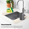 Reusable Sink Tray Anti Slip Tableware Cushion Kitchenware Sink Drain Mat  Dish Drying