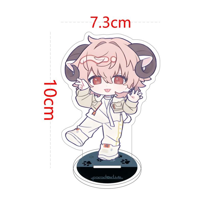 Anime Paradox Live Sugasano Aren Yon Hajun Acrylic Stand Keychain Figure Model Plate Desk Decor Standing Sign Fans Birthday Gift